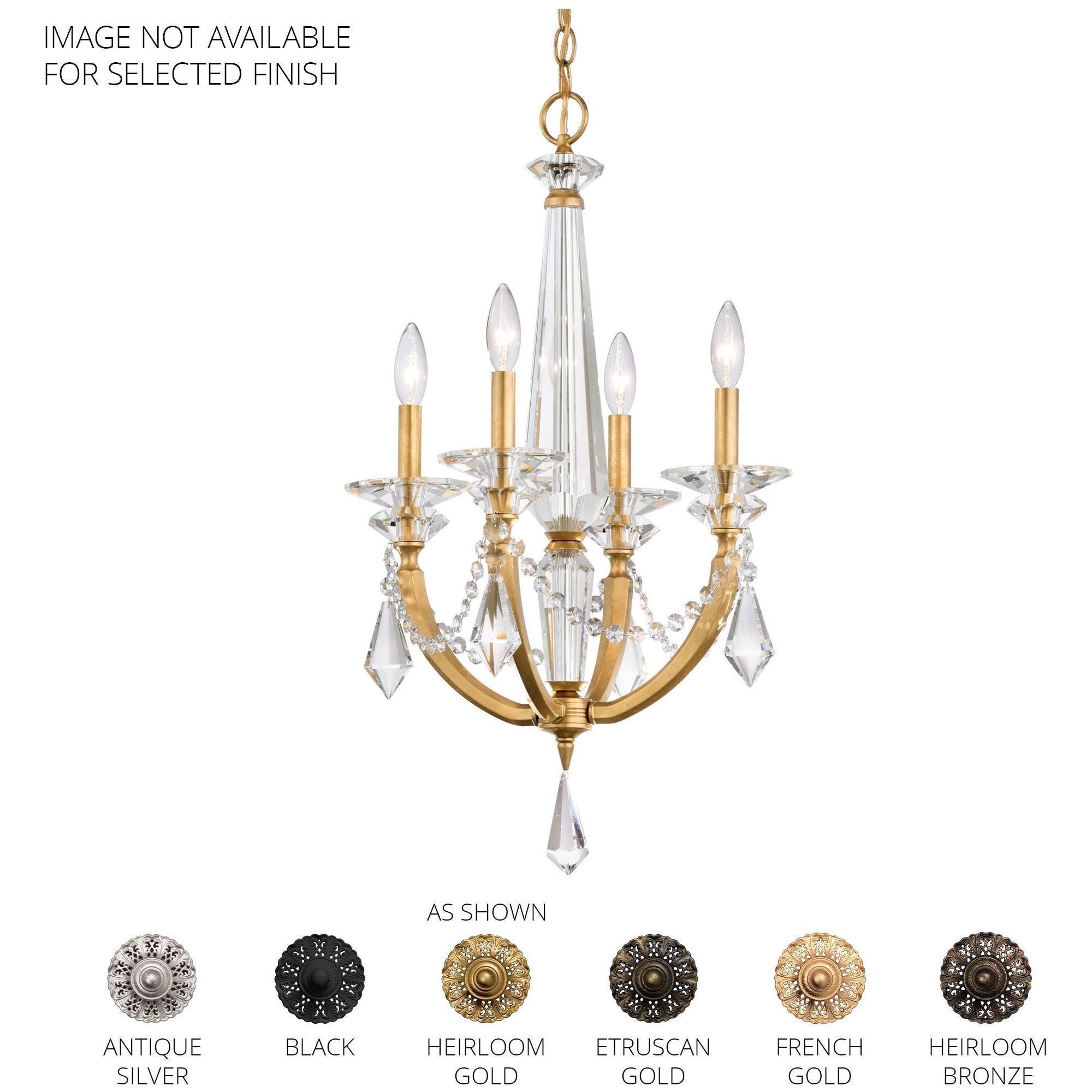 Verona 4-Light 17" x 17" Chandelier