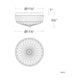 Regina 12" Round LED Flush Mount