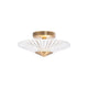 Origami 12" 1-Light LED Flush Mount