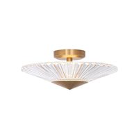 Origami 16" 1-Light LED Flush Mount
