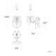 Napoli 1-Light Wall Sconce