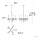 Napoli 5-Light 20.5" x 20.5" Chandelier
