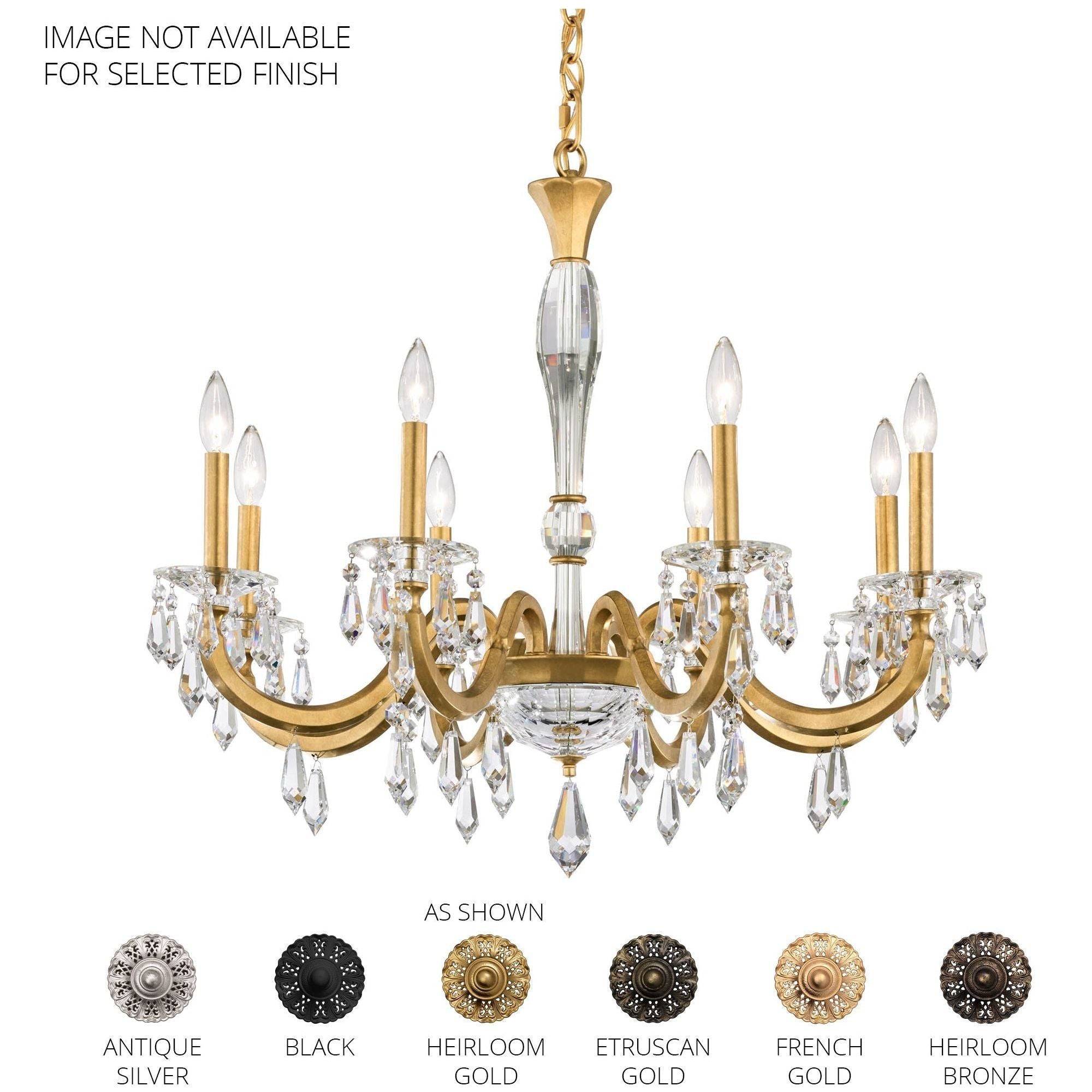 Napoli 8-Light 32.5" x 32.5" Chandelier