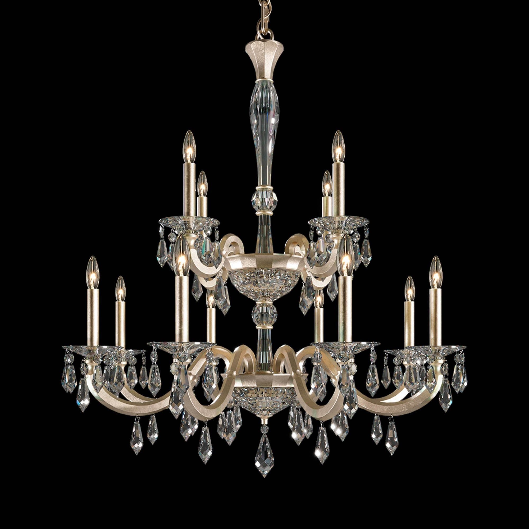 Napoli 12-Light 2-Tier 32" x 32" Chandelier