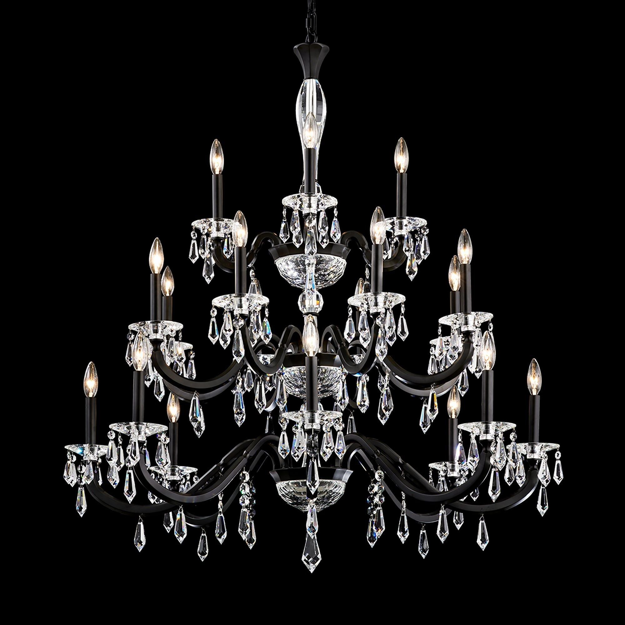 Napoli 20-Light 3-Tier 42.5" x 42.5" Chandelier