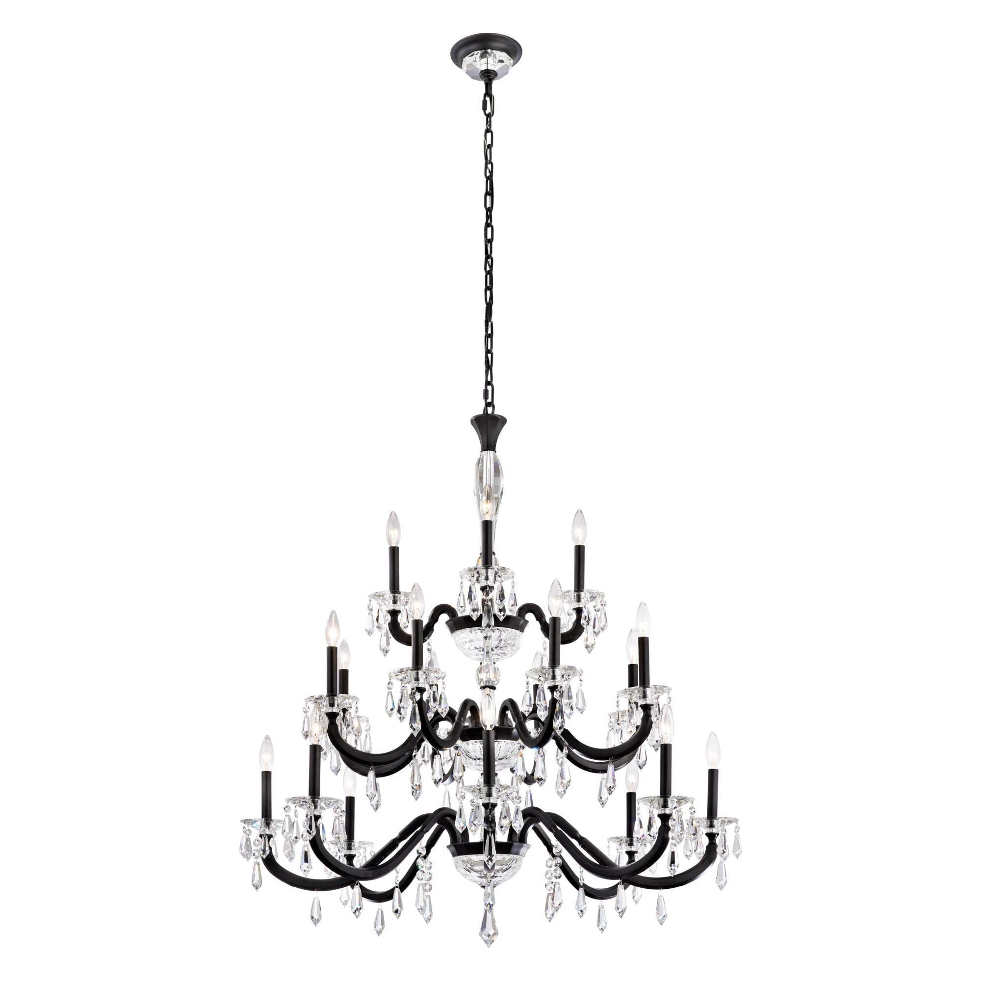 Napoli 20-Light 3-Tier 42.5" x 42.5" Chandelier