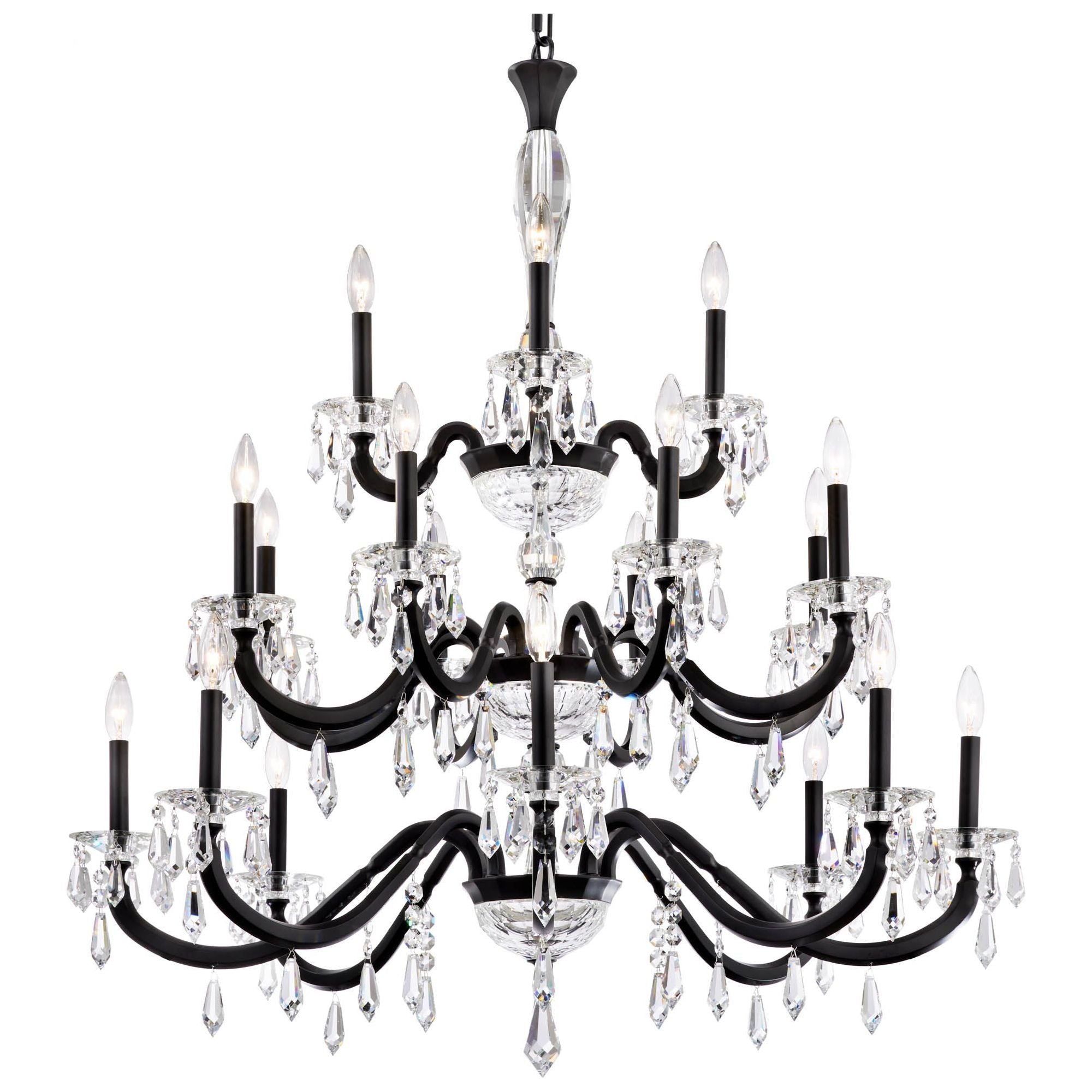 Napoli 20-Light 3-Tier 42.5" x 42.5" Chandelier