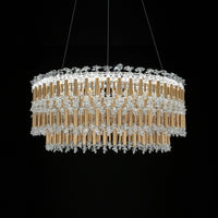 Tahitian 24.5" x 11" LED Round Pendant