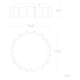 Tarte 12" LED Flush Mount