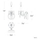 San Marco 1-Light Wall Sconce