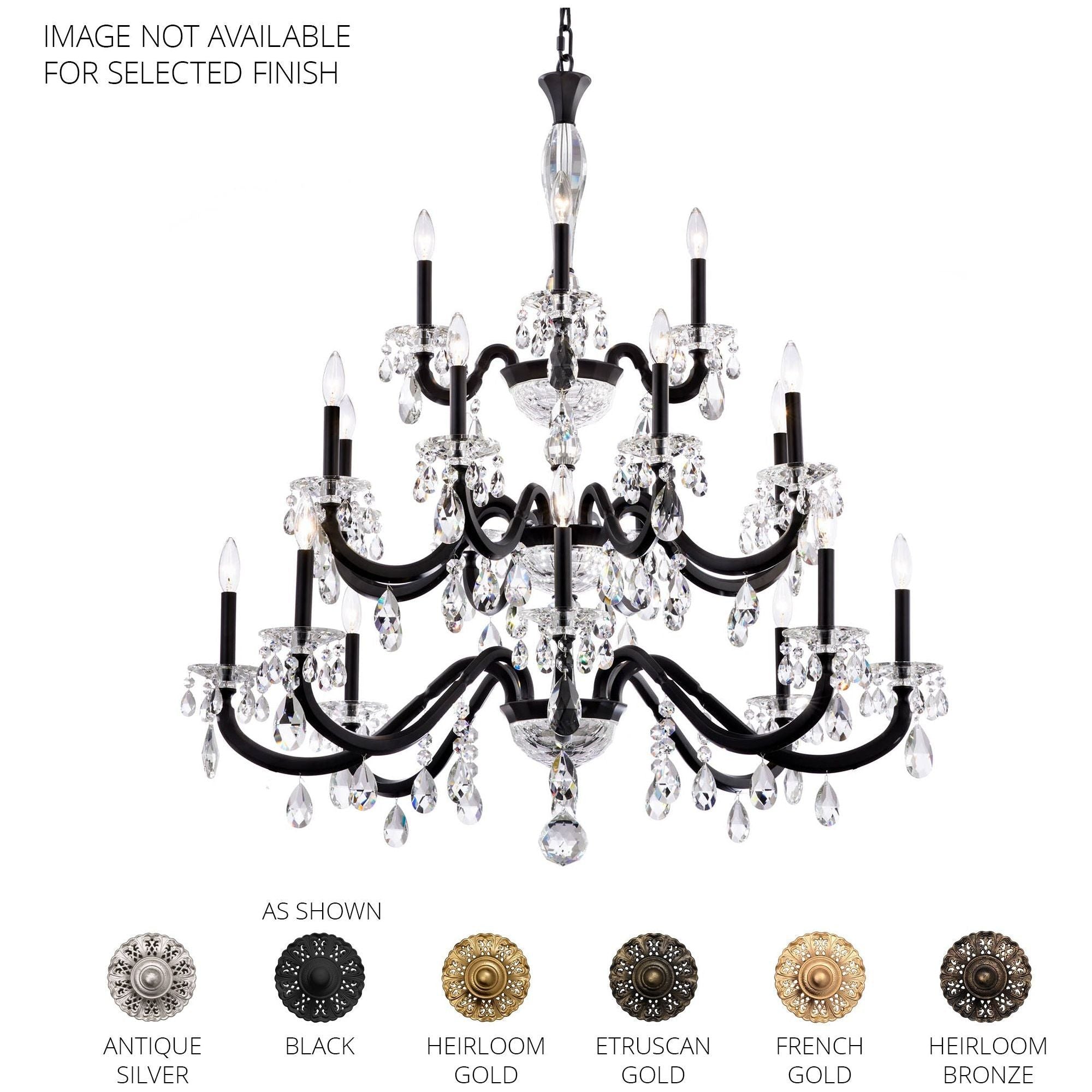 San Marco 20-Light 3-Tier 42.5" x 42.5" Chandelier