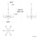Habsburg 6-Light 30" x 30" Chandelier