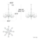 Habsburg 10-Light 35" x 35" Chandelier