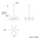 Amadeus 6-Light 27" x 27" Chandelier