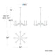 Amadeus 8-Light 34" x 34" Chandelier
