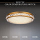 Kristally 12" LED Flush Mount