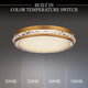 Kristally 12" LED Flush Mount