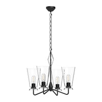 Salem 23" 4-Light Chandelier