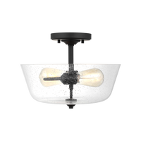 Belton 2-Light Semi Flush Mount (with Bulbs)