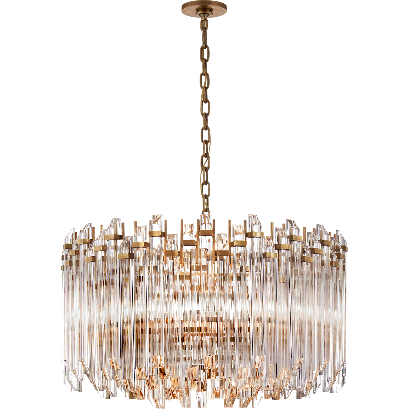 Adele Large Wide Drum Chandelier