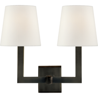 Square Tube Double Sconce