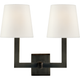 Square Tube Double Sconce