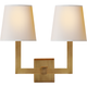 Square Tube Double Sconce