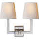 Square Tube Double Sconce