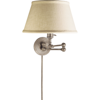 Boston Swing Arm with Linen Shade