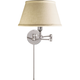 Boston Swing Arm with Linen Shade