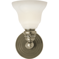 Boston Functional Single Light with White Glass