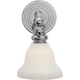 Boston Functional Single Light with White Glass