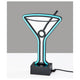 Infinity Neon Martini Glass Table/Wall Lamp
