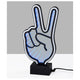 Infinity Neon Peace Sign Table/Wall Lamp