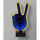 Infinity Neon Peace Sign Table/Wall Lamp