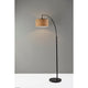 Burlap Arc Lamp