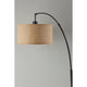 Burlap Arc Lamp