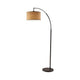 Burlap Arc Lamp