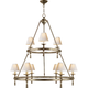 Classic Two-Tier Ring Chandelier
