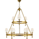 Classic Two-Tier Ring Chandelier