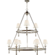 Classic Two-Tier Ring Chandelier
