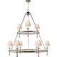 Classic Two-Tier Ring Chandelier