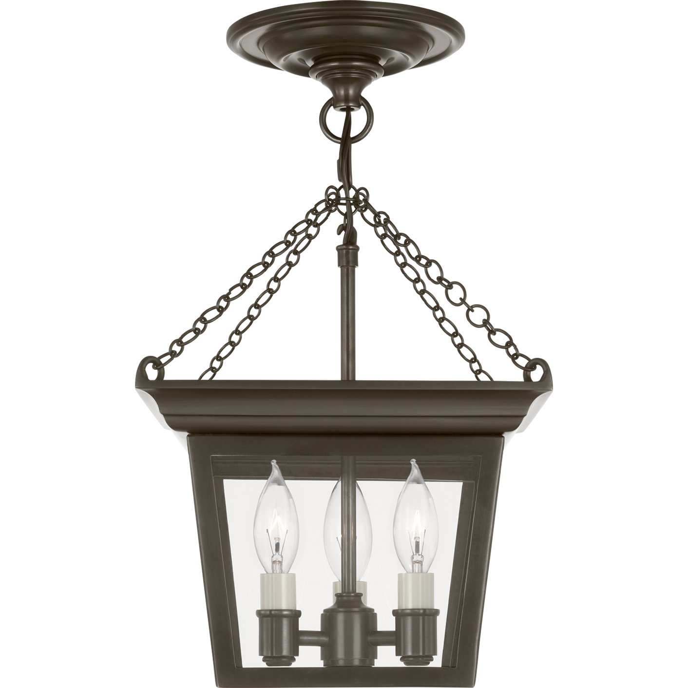 Cornice Semi Flush Mount Lantern