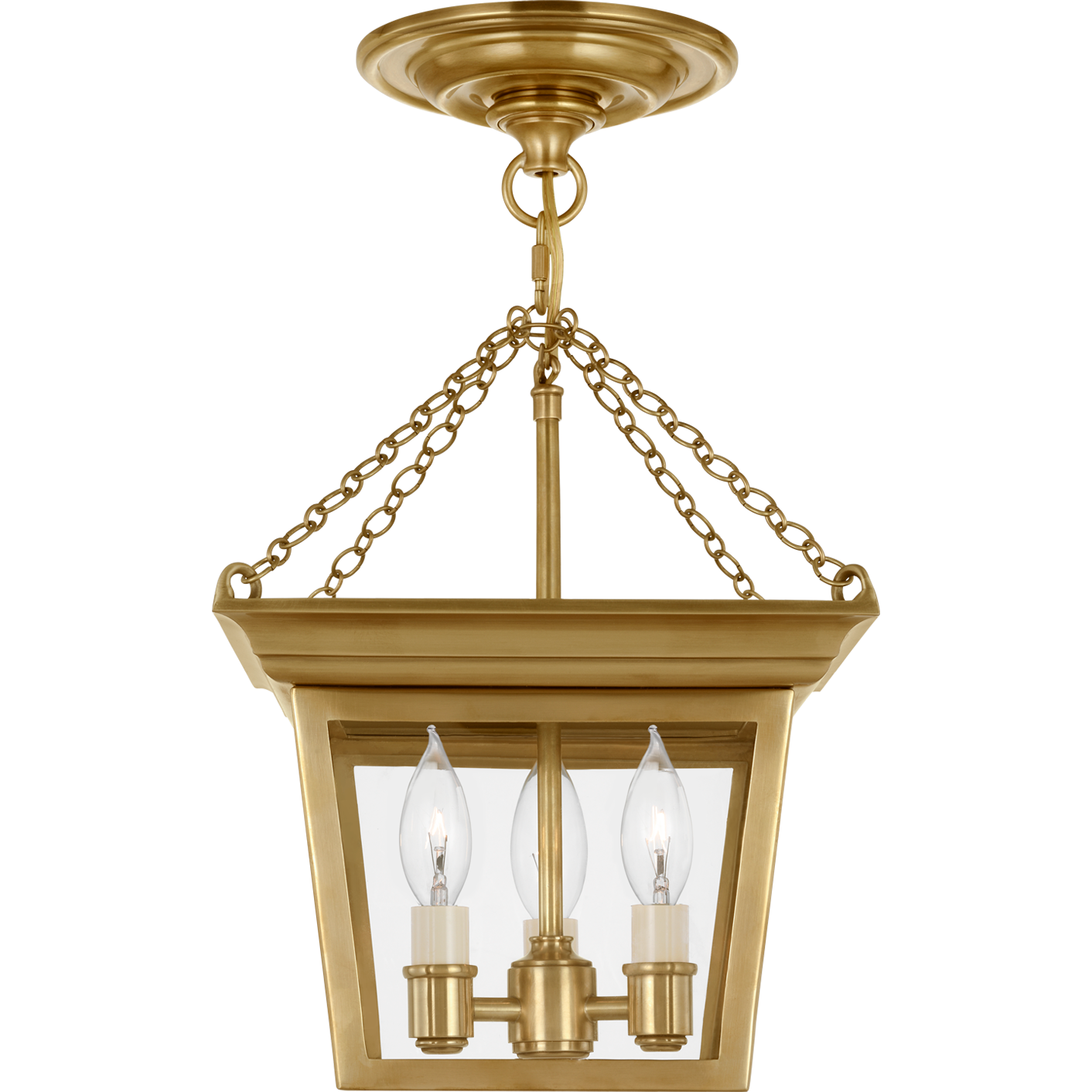 Cornice Semi Flush Mount Lantern