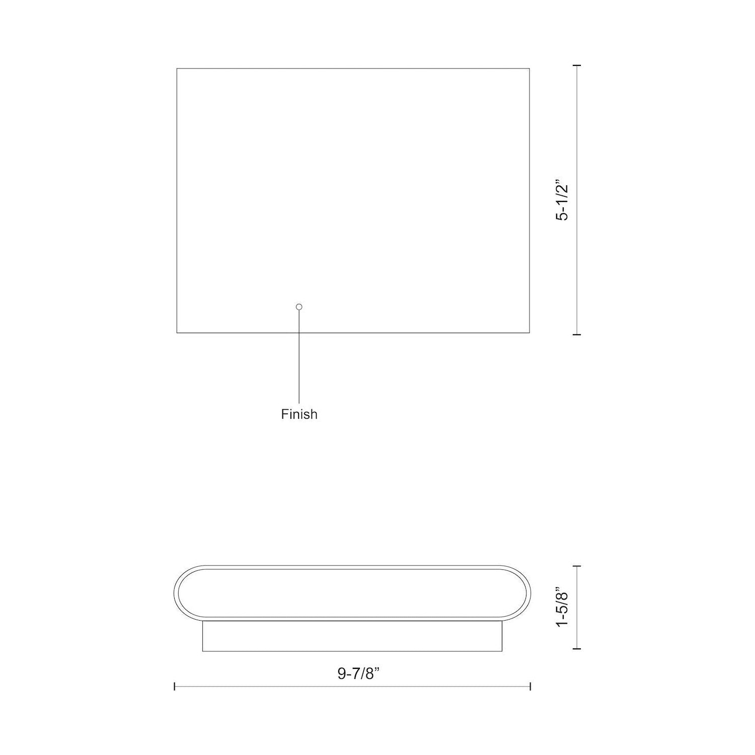 Slate 10" LED All-terior Wall