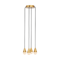 Cupola Alabaster 4-Light Chandelier