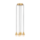 Cupola Alabaster 4-Light Chandelier