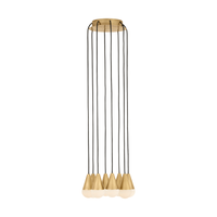 Cupola Alabaster 8-Light Chandelier
