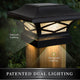 Kingsbridge Dual Lighted Solar Post Cap