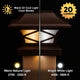 Kingsbridge Dual Lighted Solar Post Cap